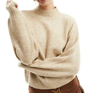 GAP Beige Turtleneck Sweater